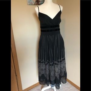 Loft Boho Sz 10 black dress